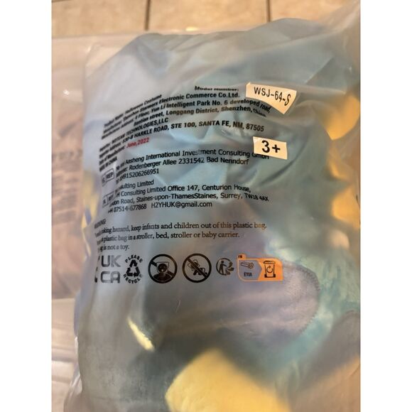 Child DINOSAUR w/ DINO EGG Halloween Costume (Sz S- 5-7 years) TRICERATOPS Blue - Picture 6 of 6